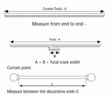 Measure And Hang Pencil Pleats