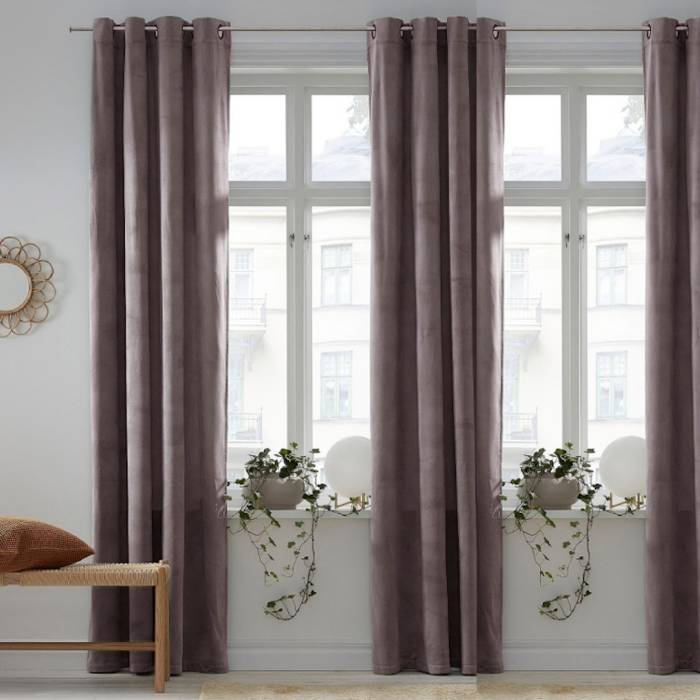 6. Velvet Curtains