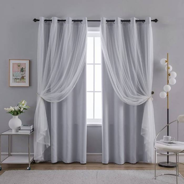 7. Layered Curtains