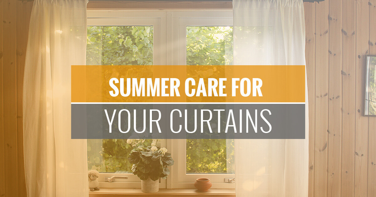 summer care for curtains banner