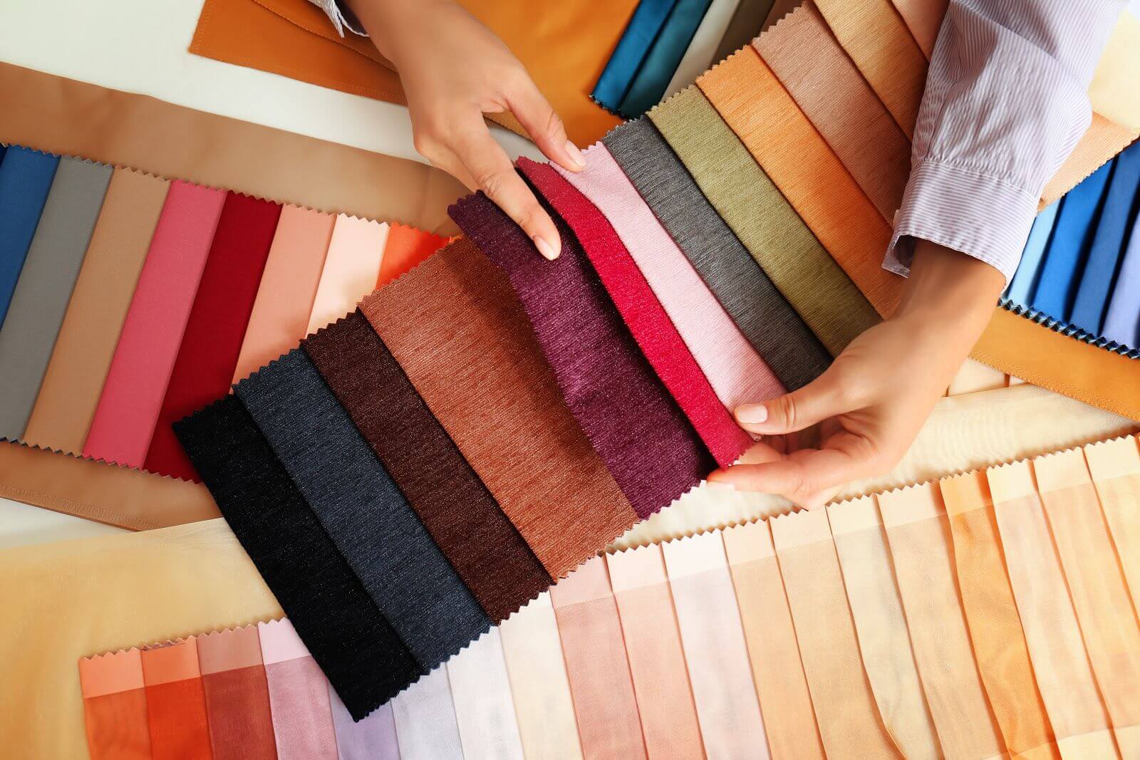 rainbow curtain fabric samples