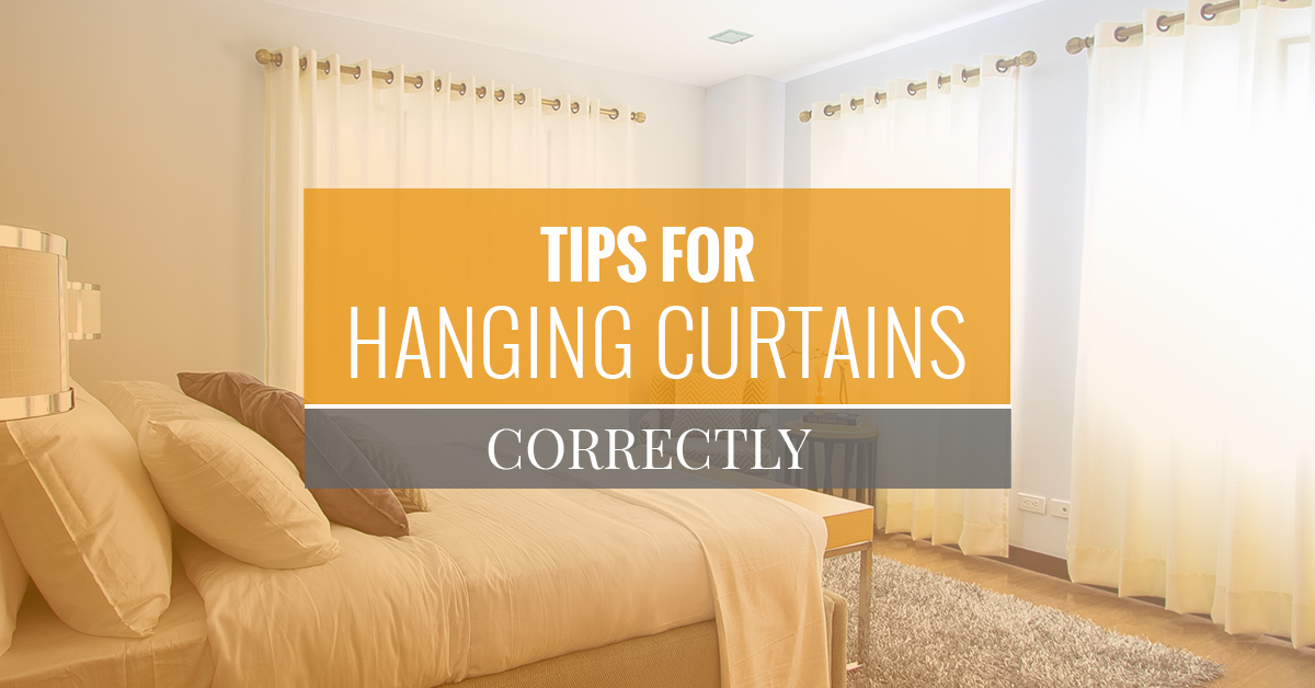 tips for hanging curtains banner