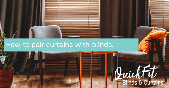 pair curtains with blinds banner