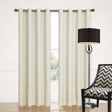 Insulated Blockout Eyelet Curtains in Ecru Sorrento Quickfit Curtains