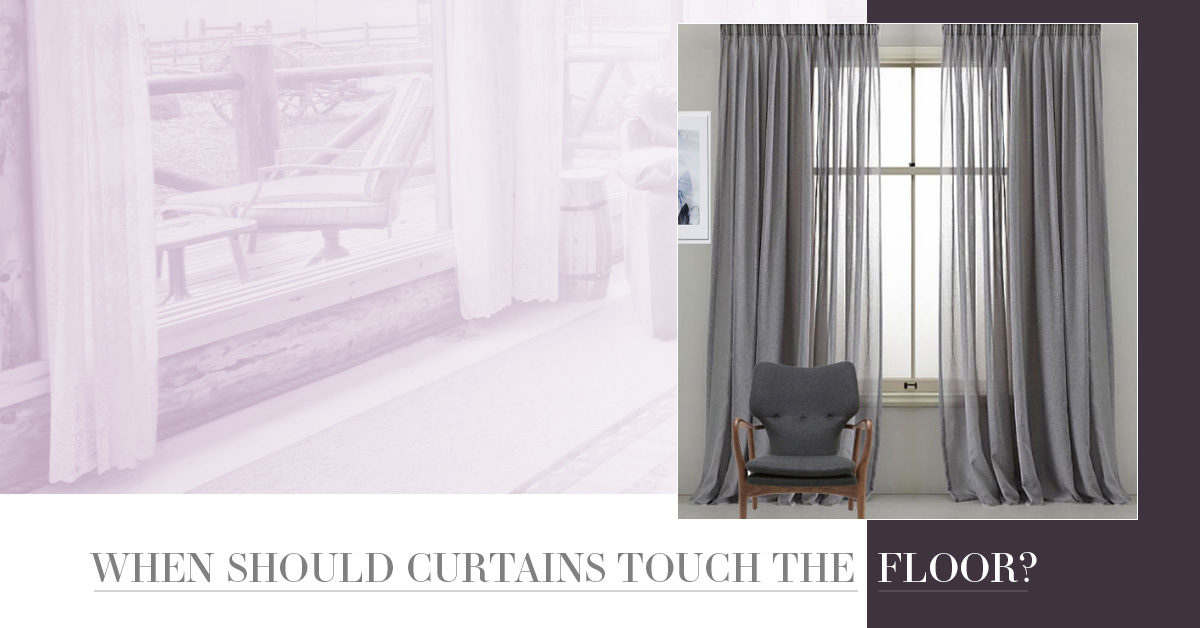 When Should Curtains Touch The Floor Quickfit Blinds And Curtains