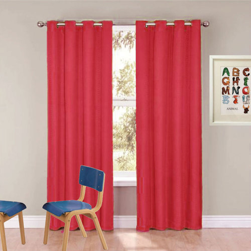 Grey Blue Walls Quickfit Blinds, What Colour Paint Goes With Red Curtains