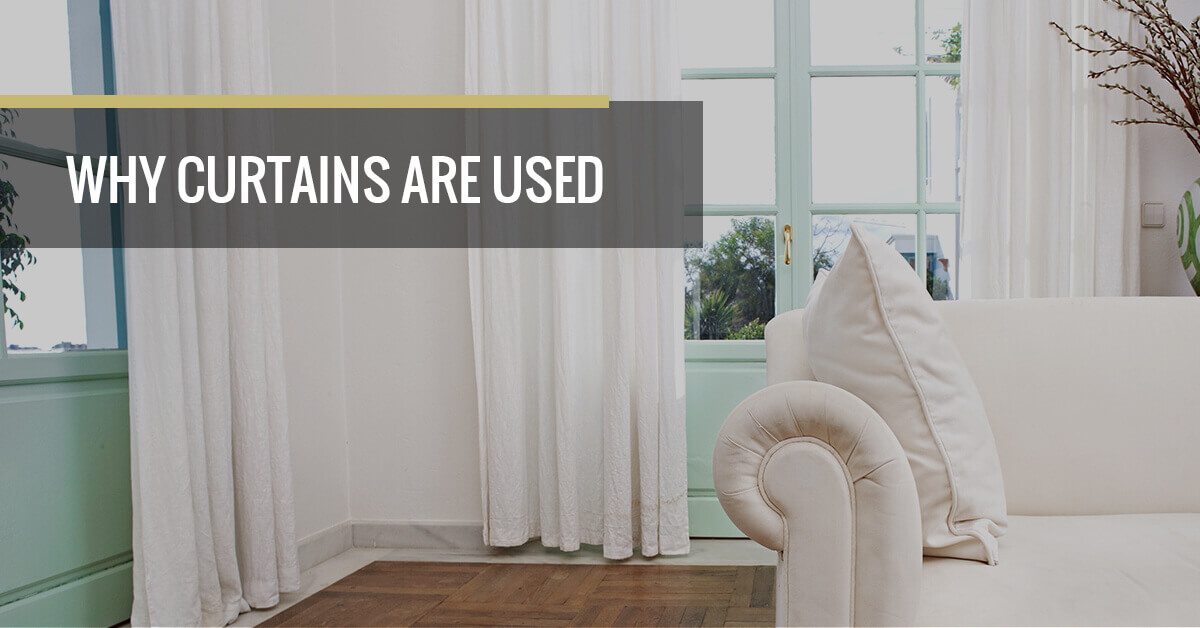 why curtains are used banner