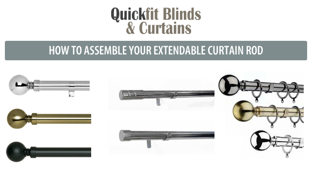 How to assemble your curtain rods