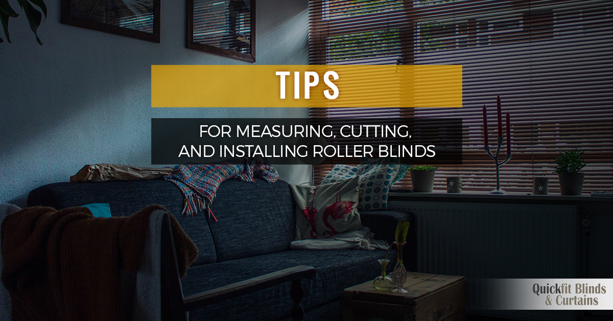 measuring cutting roller blinds tips banner