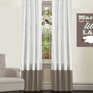 Nursery Curtains | Babies Curtains | Two Colour Curtains - Quickfit Curtains