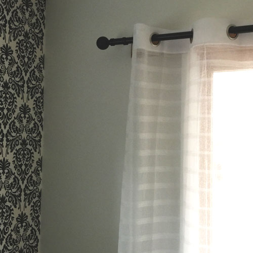 Stripe White Curtains | Quickfit Curtains